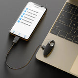 LENOVO Mini Keychain Dictaphone Portable Voice Recorder MP3 Player 32G USB Recording Pen Reduction Audio Record