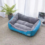 Large Pet Cat and Dog Bed Warm Comfortable Dog House Soft Wool Nest Dog Basket Mat Autumn and Winter Waterproof Cat Bed