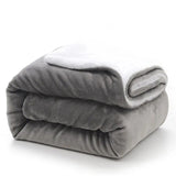 Large Sherpa Fleece Blanket Double Thick Soft Warm Bed Sofa Throw Blanket Double King Size Winter Warm Blanket