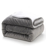 Large Sherpa Fleece Blanket Double Thick Soft Warm Bed Sofa Throw Blanket Double King Size Winter Warm Blanket