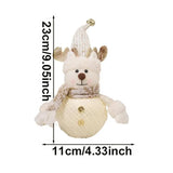Light Up Christmas Doll Stuffed Christmas Doll With Glowing Lights Household Desktop Ornaments For Study Room Children's Room