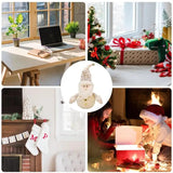 Light Up Christmas Doll Stuffed Christmas Doll With Glowing Lights Household Desktop Ornaments For Study Room Children's Room