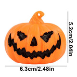 Light Up Pumpkin Decoration Scary Jack-O-Lantern For Halloween Seasonal Dcoration Pumpkin Figurine For Courtyard Porch Display