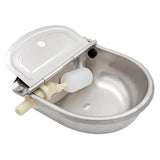 Livestock Cattle Horse Waterer Automatic Drinker Bowls Stainless Steel Drinking Bowl Float Outlet Cattle Dog  Sheep Pig Feeder