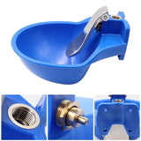 Livestock Sheep Goat Drinker Bowl Stainless Steel Valve Water Fountain Cattle Sheep Dog Feeding Equipments Farm Animals Supplis