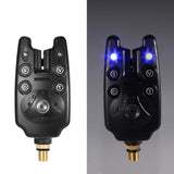 Lixada Fishing Bite Alarms Chain Alert Swinger Set Digital Fishing Alarm Kit LED Alarm Indicator Alert Fishing Tackle with Box