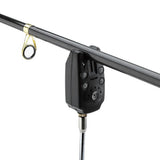 Lixada Fishing Bite Alarms Chain Alert Swinger Set Digital Fishing Alarm Kit LED Alarm Indicator Alert Fishing Tackle with Box