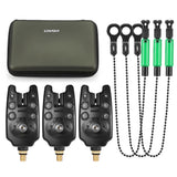 Lixada Fishing Bite Alarms Chain Alert Swinger Set Digital Fishing Alarm LED Alarm Indicator Alert Fishing Swinger Tackle Tools