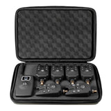 Lixada Wireless Fishing Bite Alarms Set Digital Fishing Alarm Kit LED Alarm Indicator Alert Bell Receiver Fishing Tackle bag