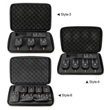 Lixada Wireless Fishing Bite Alarms Set Digital Fishing Alarm Kit LED Alarm Indicator Alert Bell Receiver Fishing Tackle bag