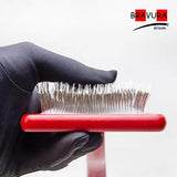 Log flat needle comb, large, fluffy and fluffy, professional hairdresser comb in Pet store