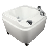 Luxury Pedicure spa Tubs Magnetic Jet Massage Foot Bath Basin for Soaking Feet Acrylic feeting Soak Tub Bathtub Bowl