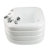 Luxury Pedicure spa Tubs Magnetic Jet Massage Foot Bath Basin for Soaking Feet Acrylic feeting Soak Tub Bathtub Bowl