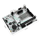 MACHINIST H610 Swordsman Motherboard Support 12 13 Gen( Intel LGA 1700 CPU 12100F 12400F 12490F 12600F 12700F 13600F) M-ATX DDR4