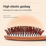 MR.GREEN Hair Brush Nature Wooden Anti-Static Detangle Brush Hair Scalp Massage Comb Air Cushion Styling Tools for Women Men