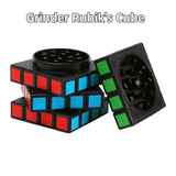 Magnet Magic Cube Four Layers Grinder Multifunctional 2.2Inch Magic Cube Grinder Cigarette Shredder Spice Crusher