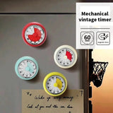 Magnetic Kitchen Timer Mechanical Countdown Time Reminder Alarm Clock Cooking Baking Shower Study Timer Stopwatch Kitchen Tool