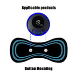 Massage Patch Replacement EMS Pulse Physiotherapy Relief Muscle Pain Patch Gel for Shoulder Leg Arm Abdomen Muscle Stimulator