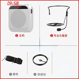 Megaphone Portable Voice Amplifier with Microphone Headset Guide Microphone Teacher Bluetooth Speaker Support Mp3 and FM Radio