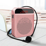 Megaphone Portable Voice Amplifier with Microphone Headset Guide Microphone Teacher Bluetooth Speaker Support Mp3 and FM Radio
