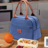 Men And Women New Print Portable Handheld Tote Bag Practical Thickened Aluminum Foil Insulation Waterproof Lunch Box Bag