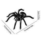 Metal Spiders Wall Decor Spider Decorations For Halloween Spider Figurine Sculpture Metal Statue Artware Collectible Figure