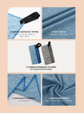 Microfiber Quick Dry Gym Towel Silver ION OdorFree Absorbent Fiber Fast Drying Workout Gear for Body Sweat Working Out Towels