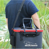 Mikanuo Fishing Bucket EVA Foldable Thickened Live Fish Box Portable Outdoor Fishing Bags Accessories 30/40/50CM