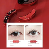 Mini Eye Beauty Device EMS Micro Current Eye Massager Anti Aging Dark Circle Wrinkle Removal Heating Therapy Eye Care Tool
