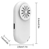 Mini Fan With Clip Rechargeable Personal Circling Fans For Travel Mini Fan With 3 Gears For Camping Walking Cycling And Daily