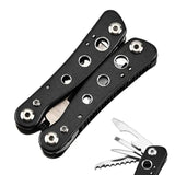 Mini Multi Tool Stainless Steel Folding Tools With Bottle Opener And Envelope Opener Outdoor Multi Tools With Screwdriver For