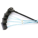 Mini SAS SFF-8087 Right-angled To SAS SFF-8482 Two-in-one High-speed Server Cable