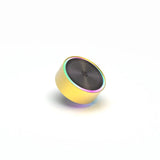Mini Speaker Aluminum Alloy Bluetooth Small Stereo Steel Cannon Portable Dustproof IPX4 Waterproof Outdoor Desktop Sport Fitness