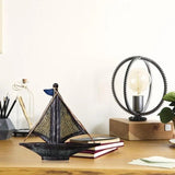 Miniature Sailing Boat Decorative Sailing Boat Model Miniature Reusable Nautical Home Decor Fishing Boat Ornament For Party