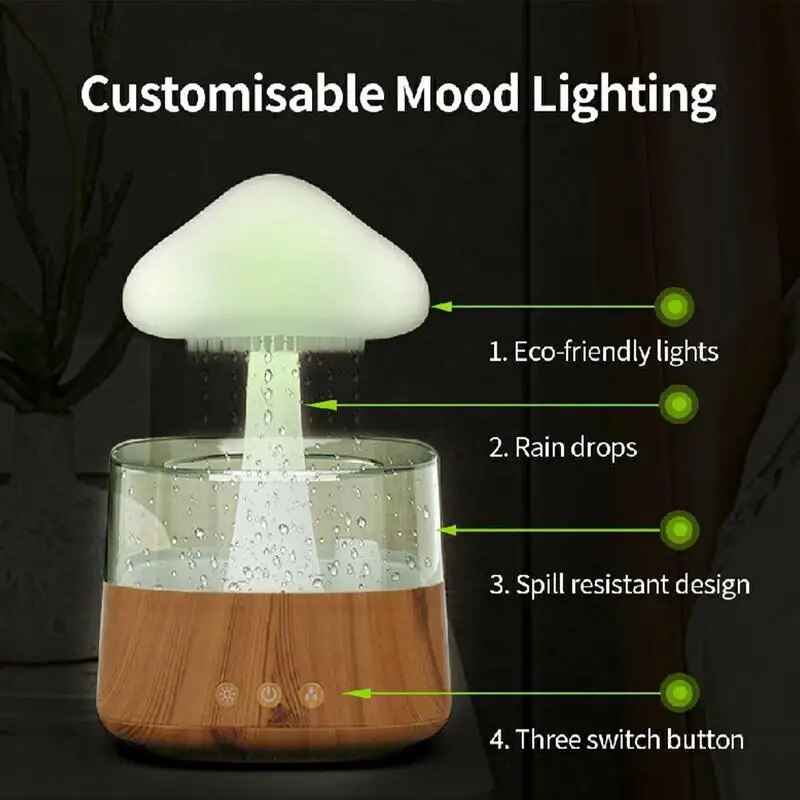 Mist Humidifier Adjustable Rechargeable Aromatherapy Humidifiers Home Decor Products For Conference Room Sap Room Bedroom Living