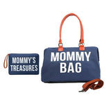 Mommy Bag, Hospital Bag for Labor and Delivery, Large Diaper Bag for Mom Travel, Waterproof Baby Bag with Pouches and Straps