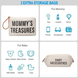 Mommy Bag, Hospital Bag for Labor and Delivery, Large Diaper Bag for Mom Travel, Waterproof Baby Bag with Pouches and Straps