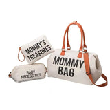 Mommy Bag, Hospital Bag for Labor and Delivery, Large Diaper Bag for Mom Travel, Waterproof Baby Bag with Pouches and Straps