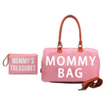 Mommy Bag, Hospital Bag for Labor and Delivery, Large Diaper Bag for Mom Travel, Waterproof Baby Bag with Pouches and Straps