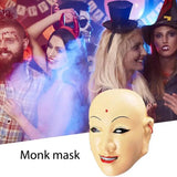 Monk Cover Tang Monk Facial Cover For Cosplay Halloween Party Face Cover Masquerade Props For Adults Mardi Birthday Gift