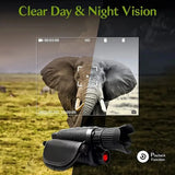 Monocular Night Vision Device 1080P HD Infrared 5x Digital Zoom Hunting Telescope Outdoor Day Night Dual Use Darkness 300m