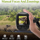 Monocular Night Vision Device 1080P HD Infrared 5x Digital Zoom Hunting Telescope Outdoor Day Night Dual Use Darkness 300m