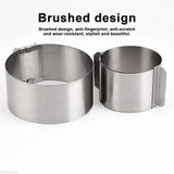Mousse Cake Baking Ring Stainless Steel Ring Mold For Cake And Mousse Reusable Round Cake Ring Dessert Mold For Cake Bakery