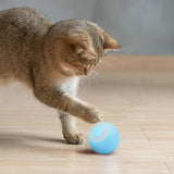 Moving Cat Toy Ball Cat Ball Toys With Intelligent Obstacle Avoidance Automatic Rolling Pet Smart Toy USB Rechargeable Cat