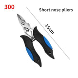 Multi-functional Luya Pliers Stainless Steel Fishing Pliers Fishing Accessories Fish Mouth Pliers Hook with Rubber Handle