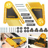Multi-purpose Feather Loc Board Set Woodworking Engraving Machine Double Featherboards Miter Gauge Slot Woodwork DIY Tools