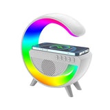 Multifunction G Light Smart RGB Bluetooth Speaker Music Rhythm Pickup Audio Support Wireless Charging With TF Card Ambient Light