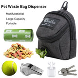 Multifunction Pet Dog treat pouch Portable Dog training bag Outdoor Travel Dog Poop Bag Dispenser Durable Pet Accessories