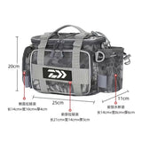 Multifunctional Fishing Waterproof Bag High-Capacity Fishing Rod Bag Storage Bag Messenger Bag Fishing Tools Accessories