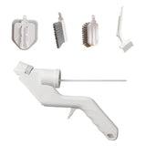 Multifunctional Kitchen Cleaning Brush Five-Piece Press Spray Tile Brush Glass Wiper Sponge Wipe Crevices Cleaning Set
